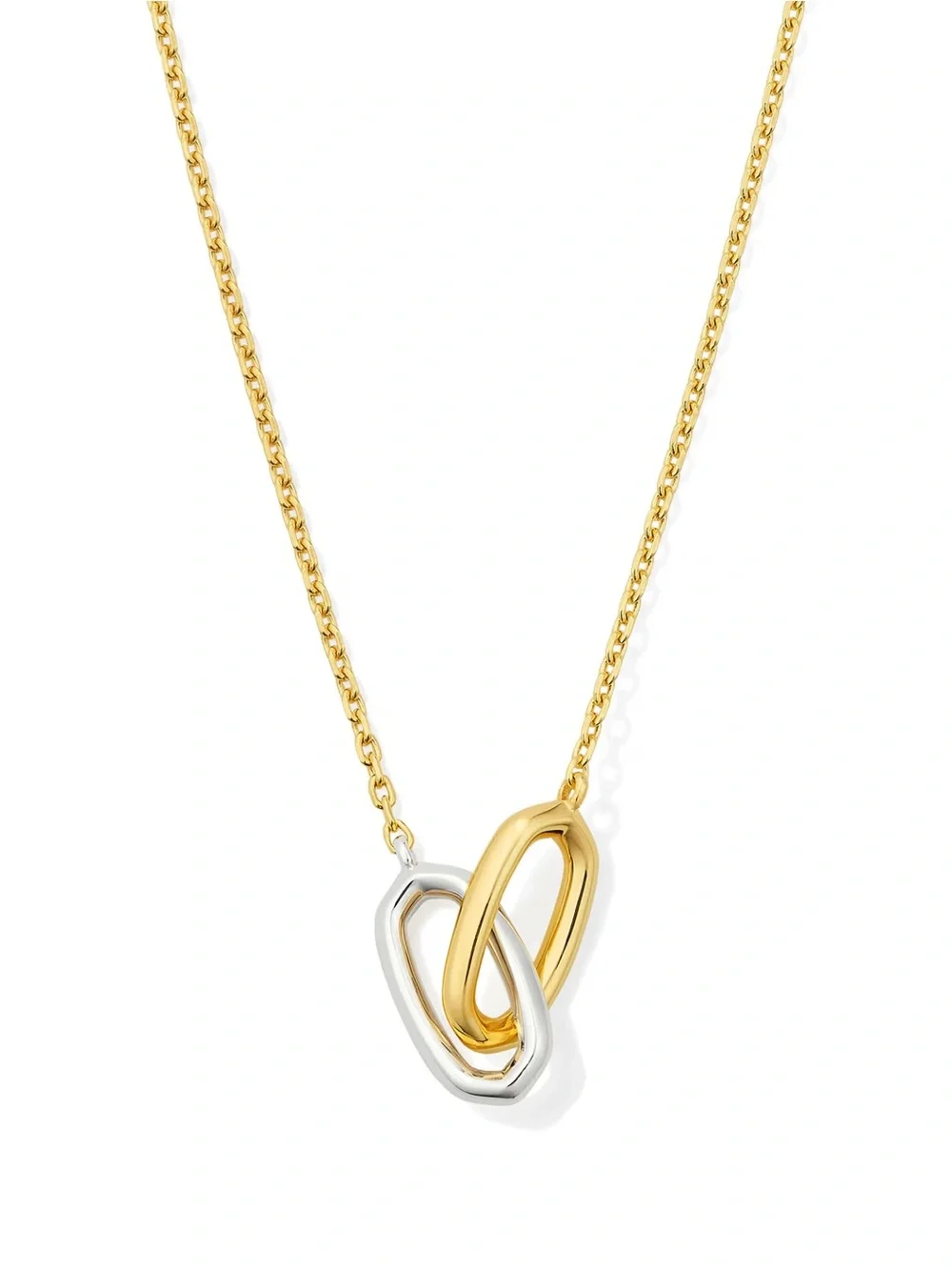 Kendra Scott Two-Tone 18K Demi Fine Interlocking Necklace